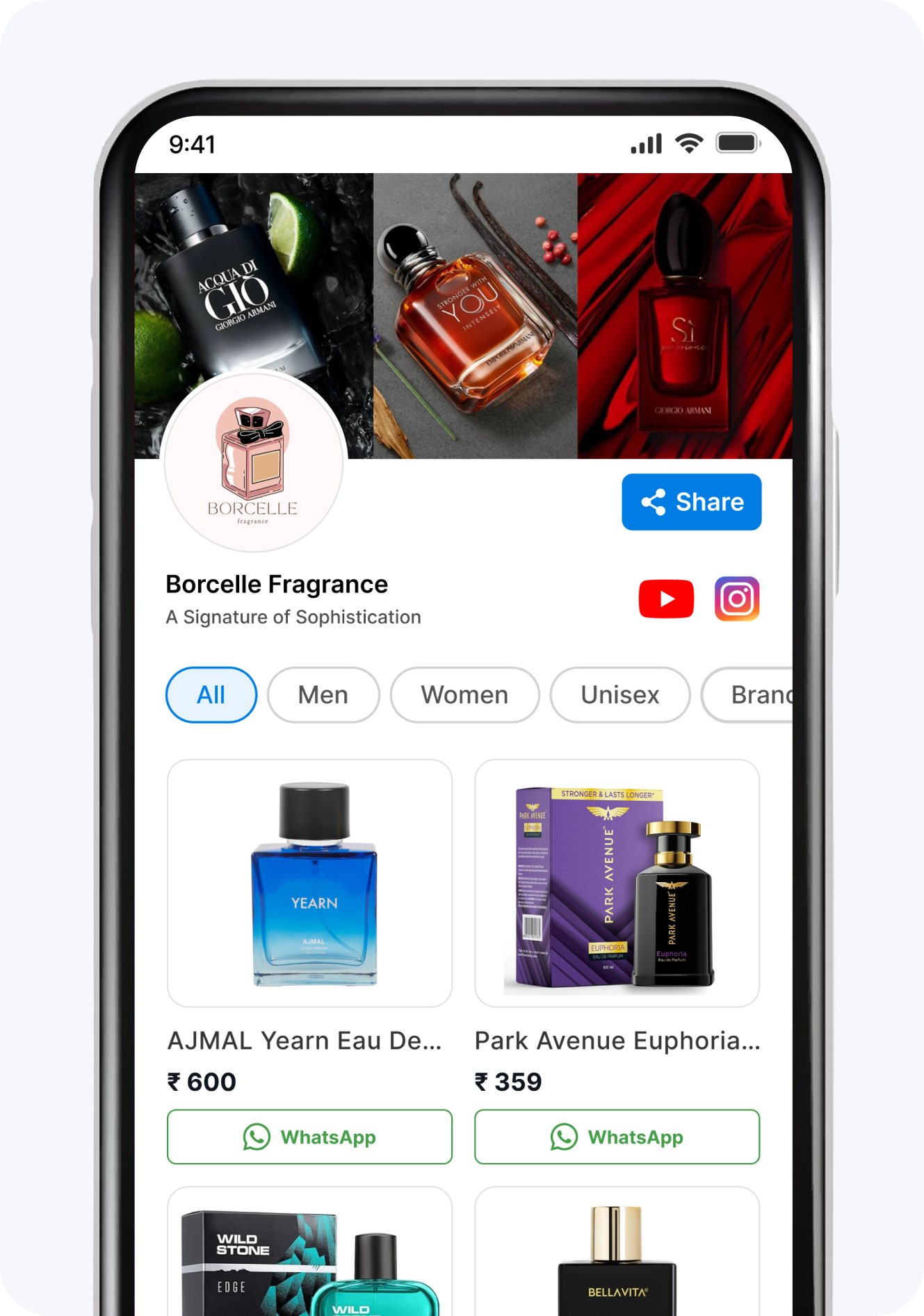 Perfume Shop Template