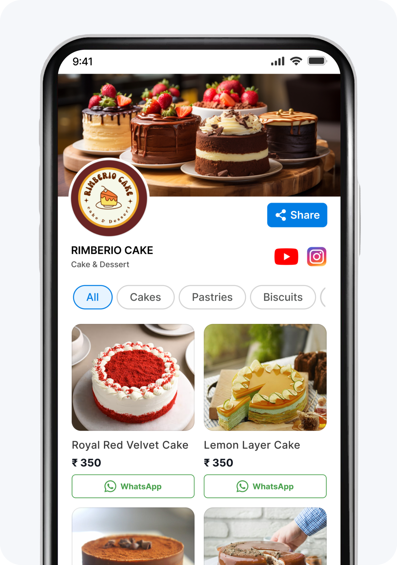 Cake Shop Template
