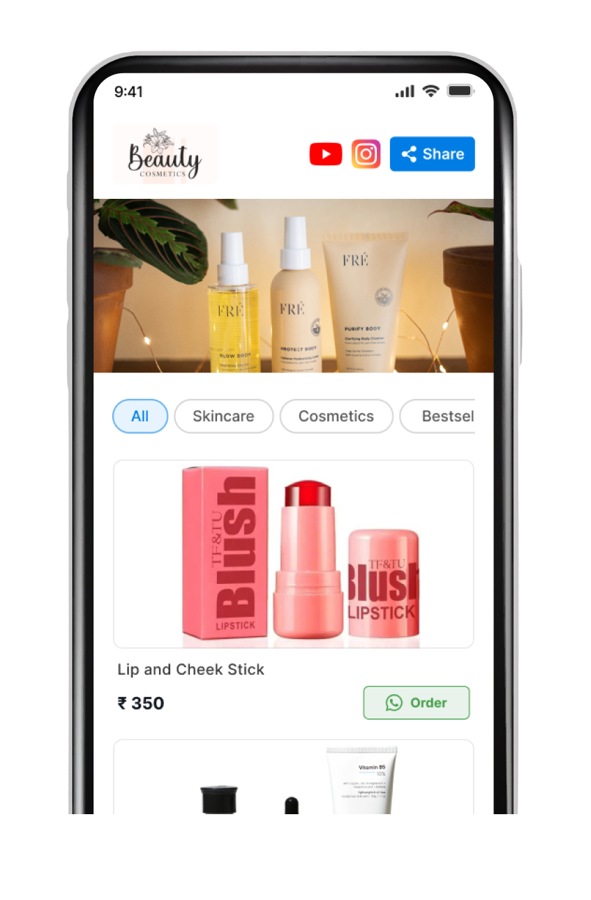 Cosmetics & Skincare Template