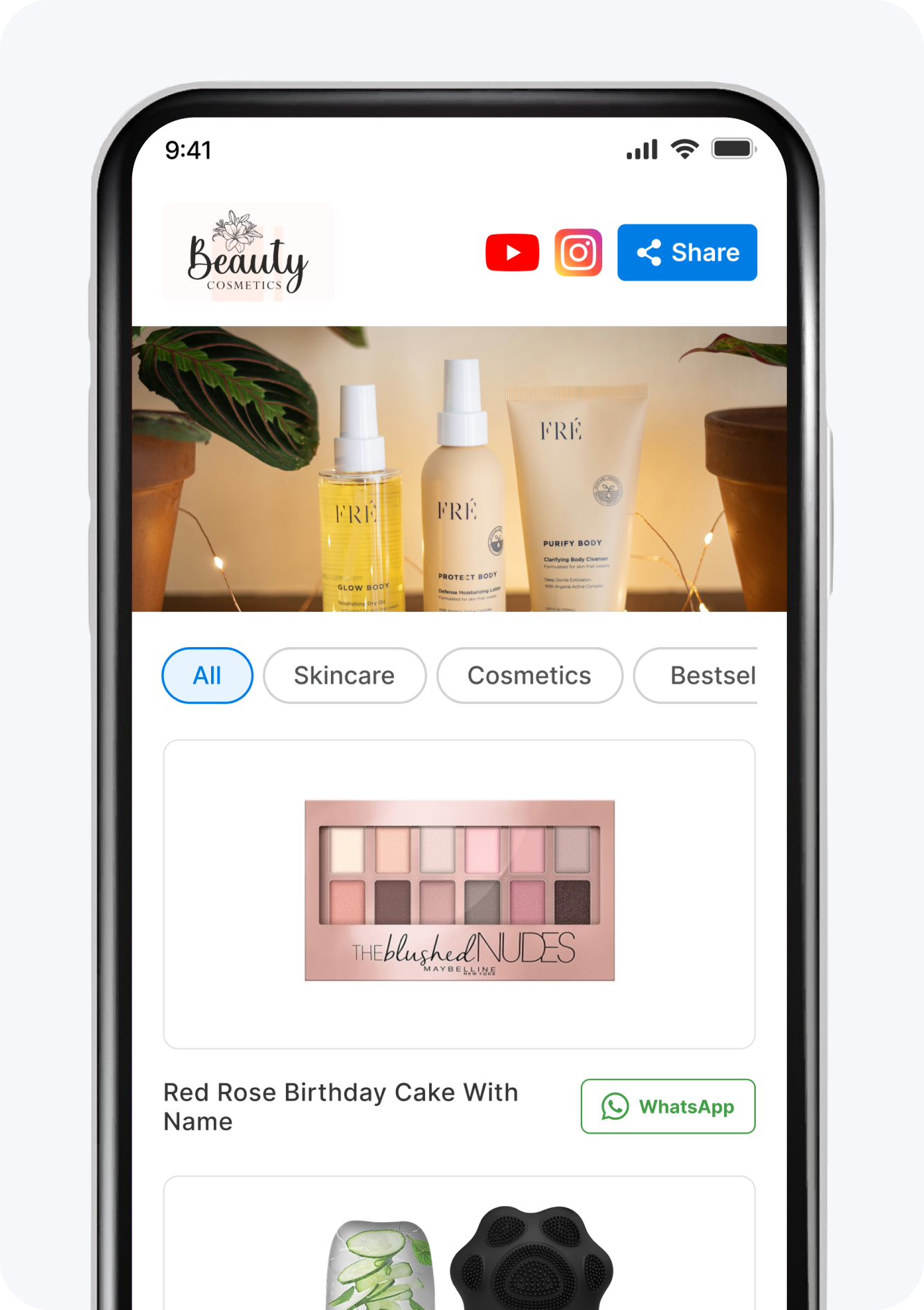 Cosmetics & Skincare Template