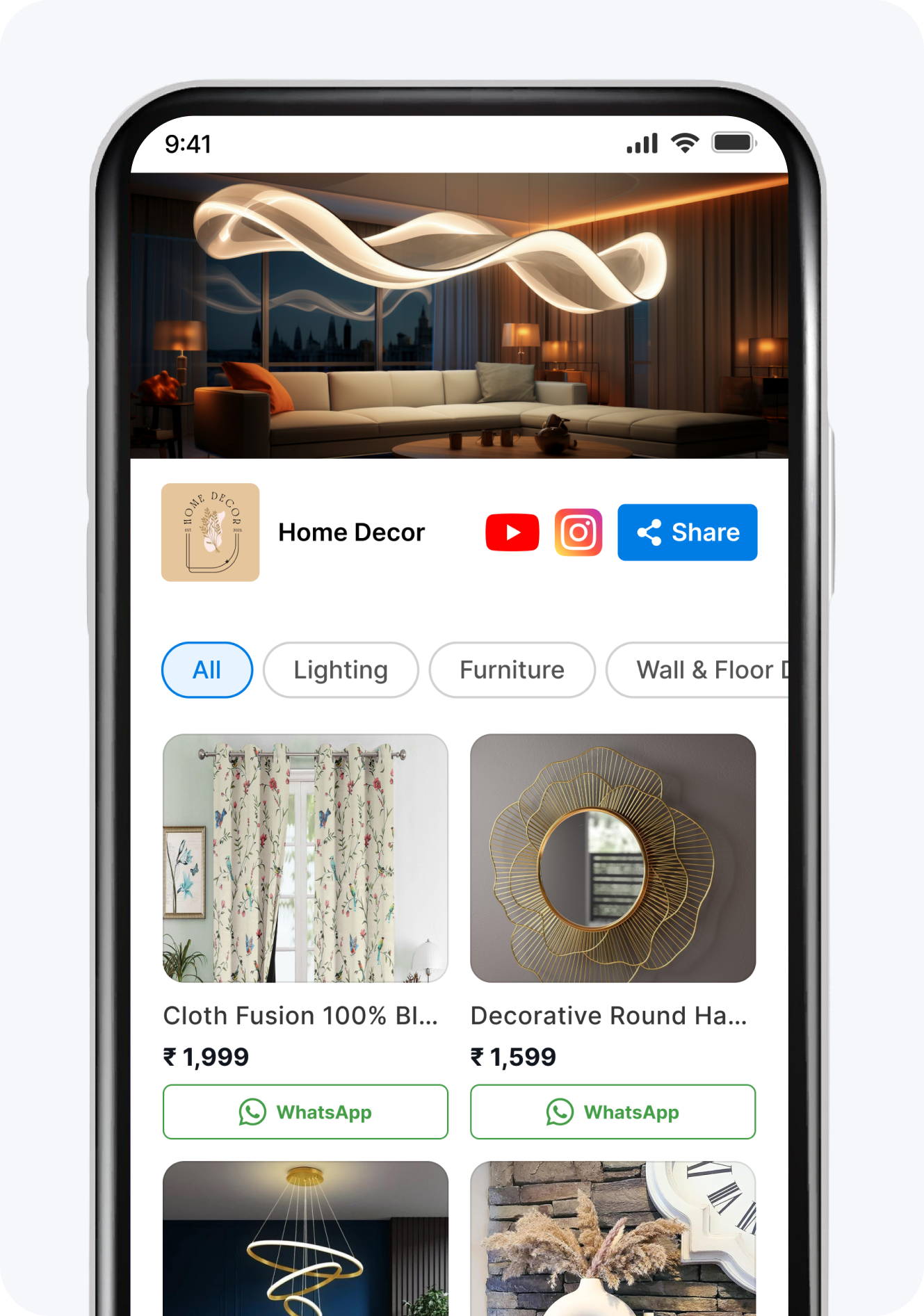 Home Decoration Shop Template