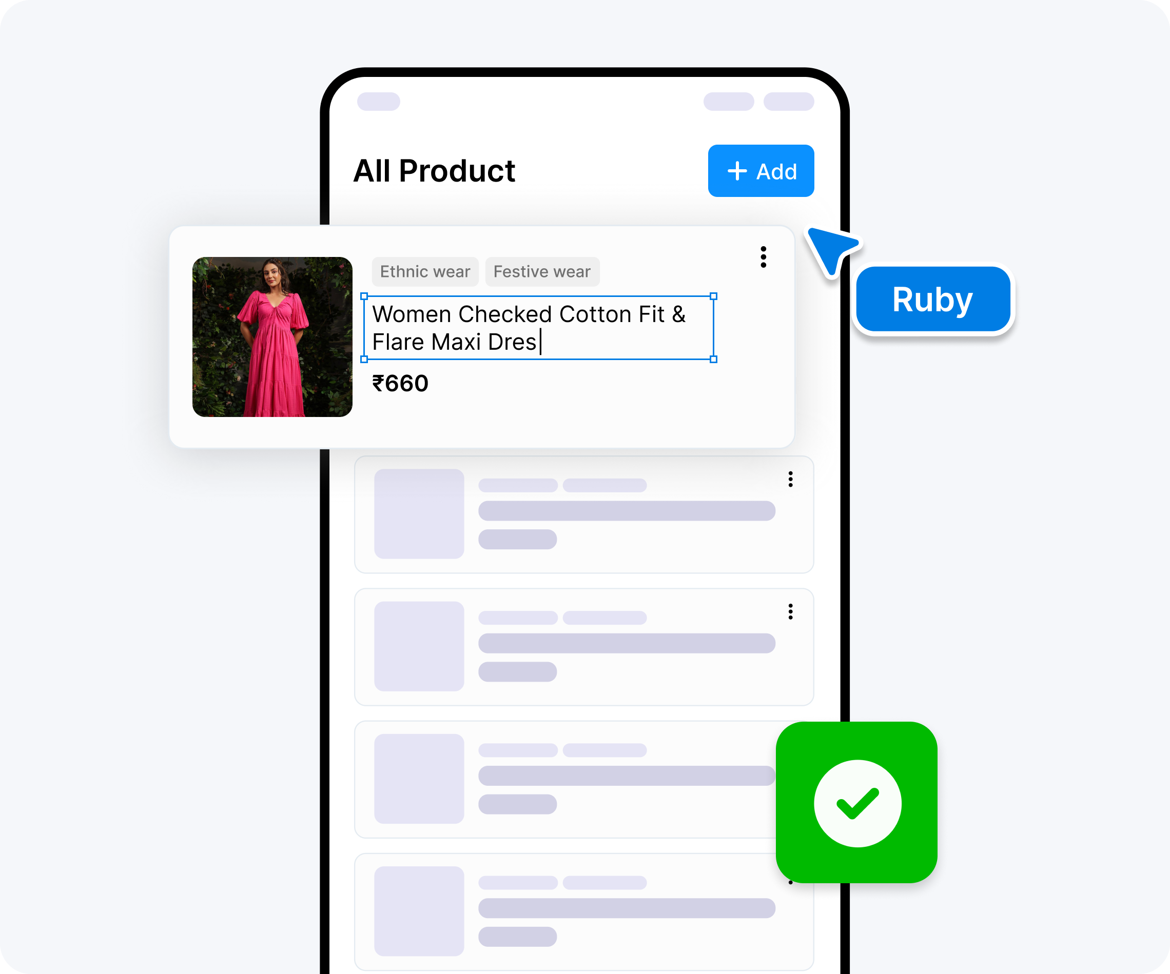 Quick and Easy Product Listing